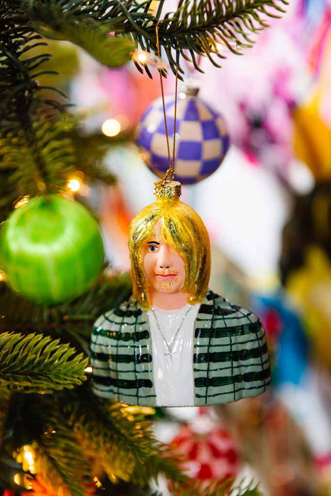 Kurt Cobain Ornament - Furbish Studio