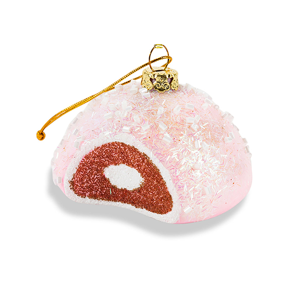 Pink Snowball Ornament - Furbish Studio