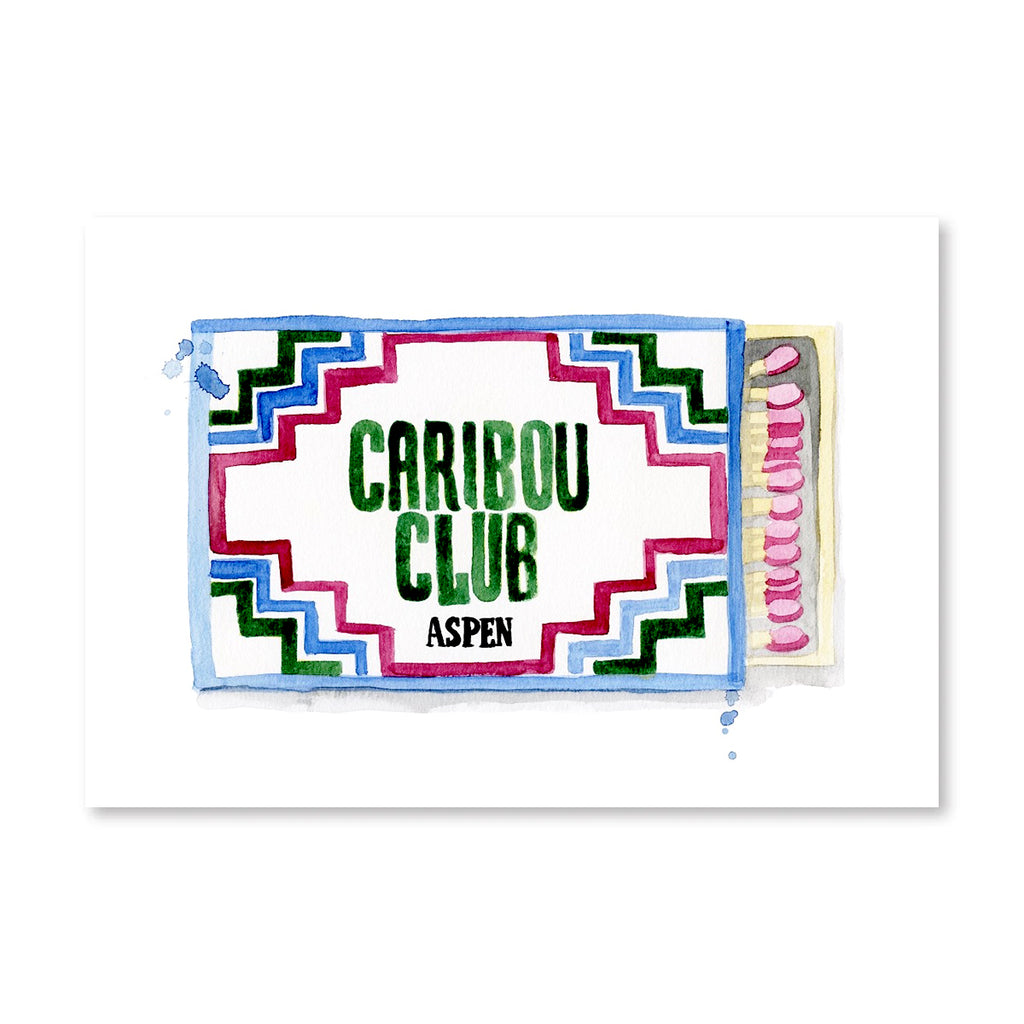 Caribou Club Matchbook - Furbish Studio