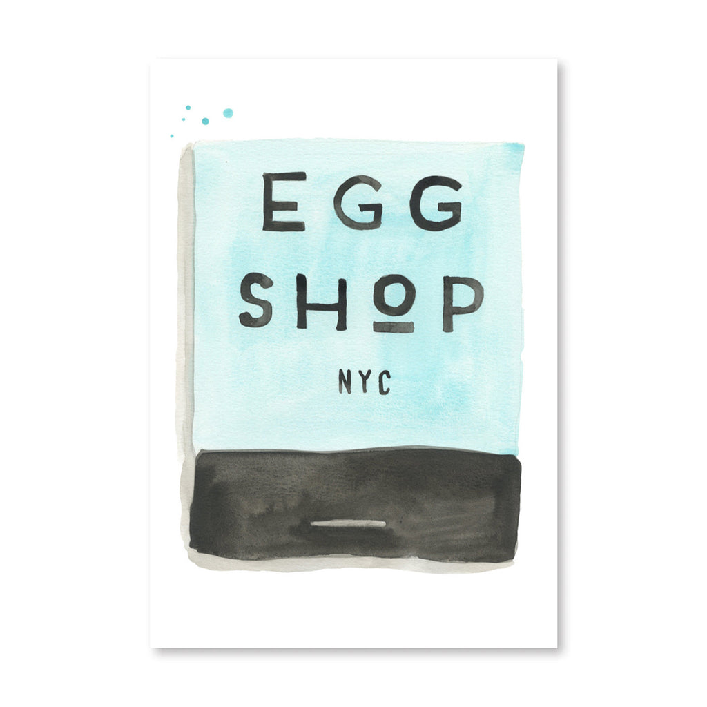 Egg Shop NYC Matchbook - Furbish Studio