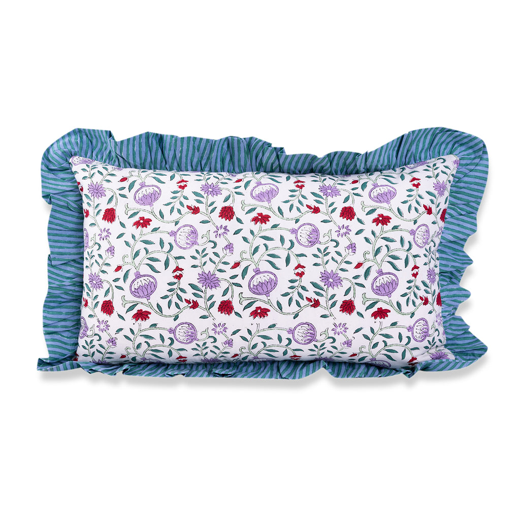 Ruffle Lumbar Pillow - Loews - Furbish Studio