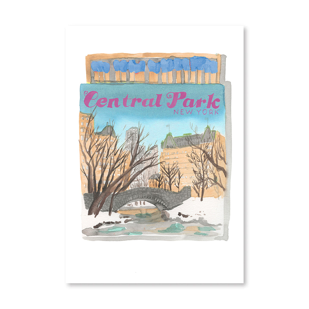 Central Park NYC Matchbook - Furbish Studio