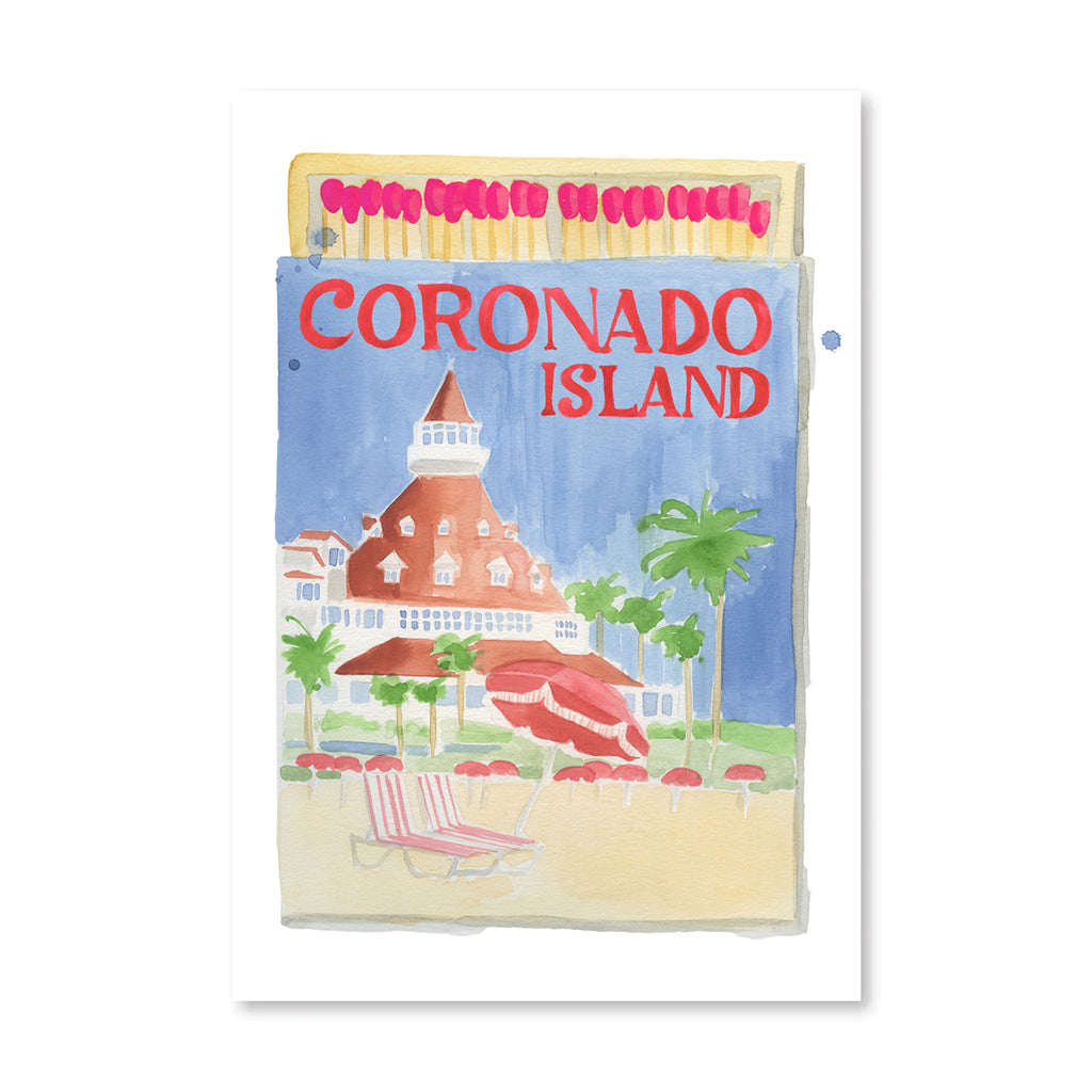 Coronado Island Matchbook - Furbish Studio