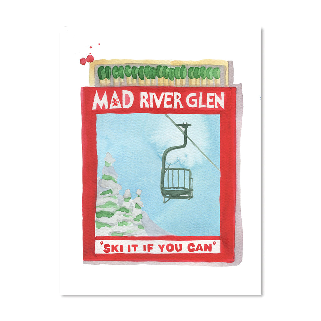 Mad River Glen Matchbook - Furbish Studio