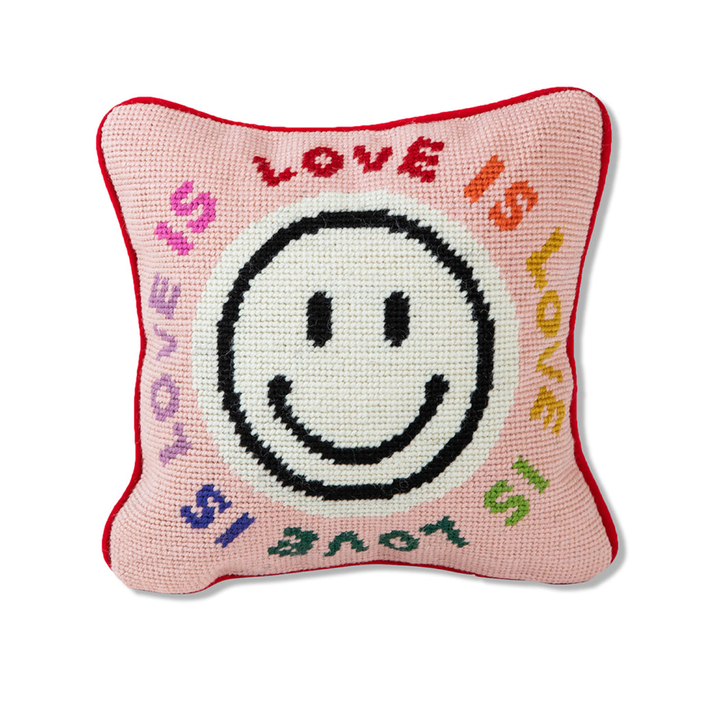 Love is Love Needlepoint Pillow - Furbish Studio