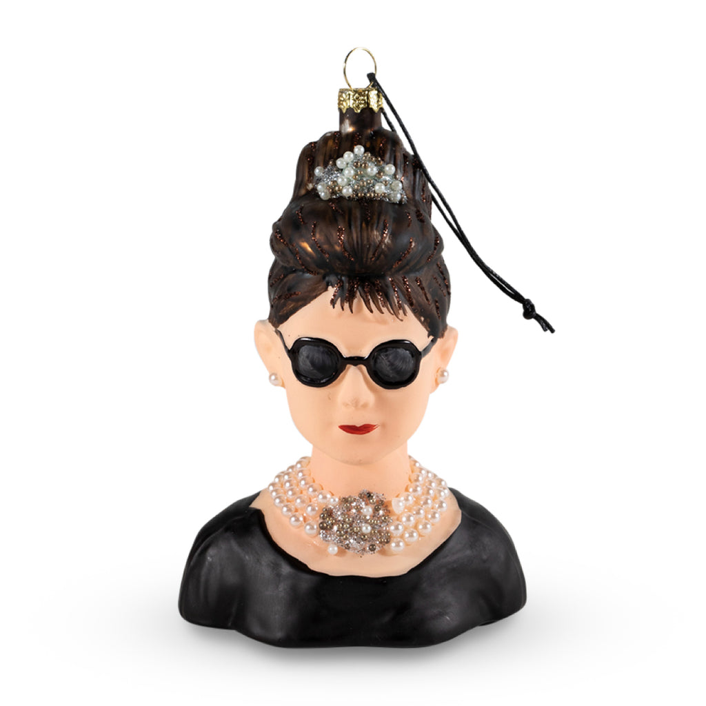 Audrey Hepburn Ornament - Furbish Studio