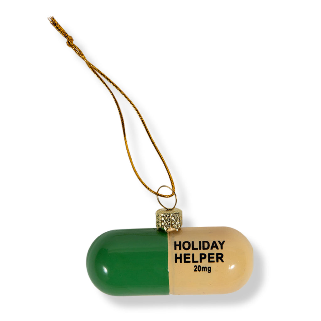 Holiday Helper Pill Ornament - Furbish Studio