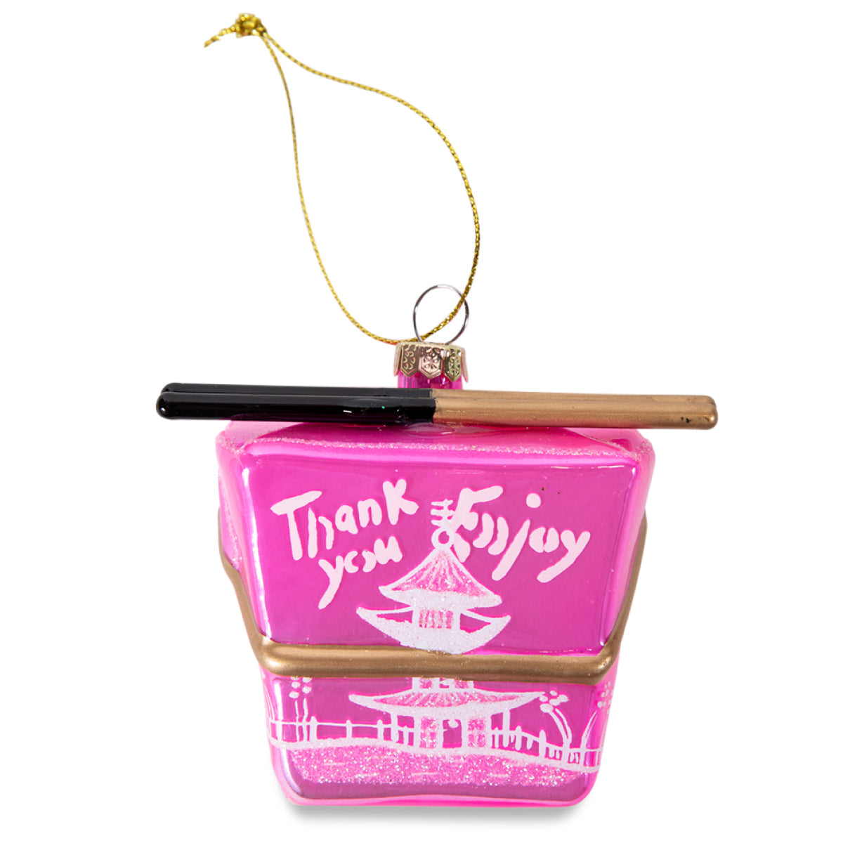 Chinese Take Out Ornament - Hot Pink | Furbish Studio