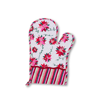 Poinsettia Oven Mitt - Furbish Studio