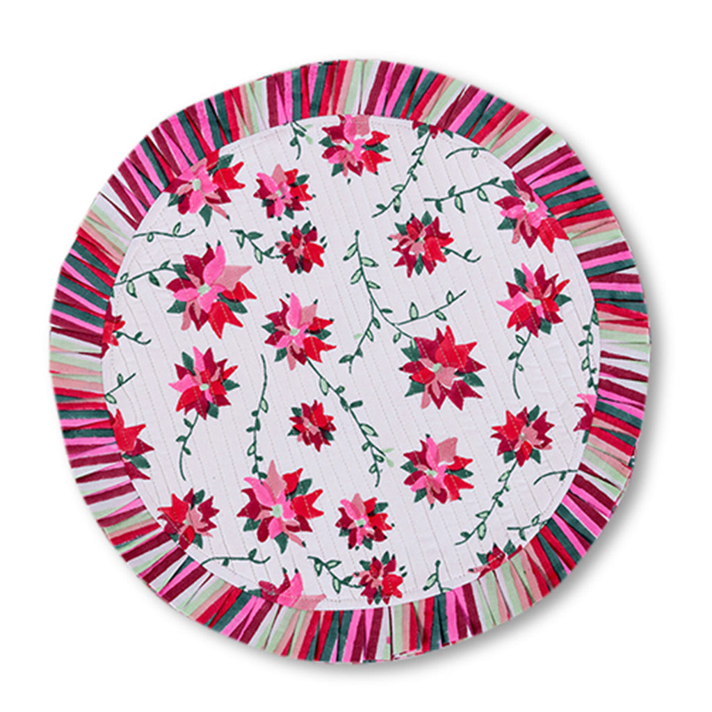 Poinsettia Placemats S/4 - Furbish Studio