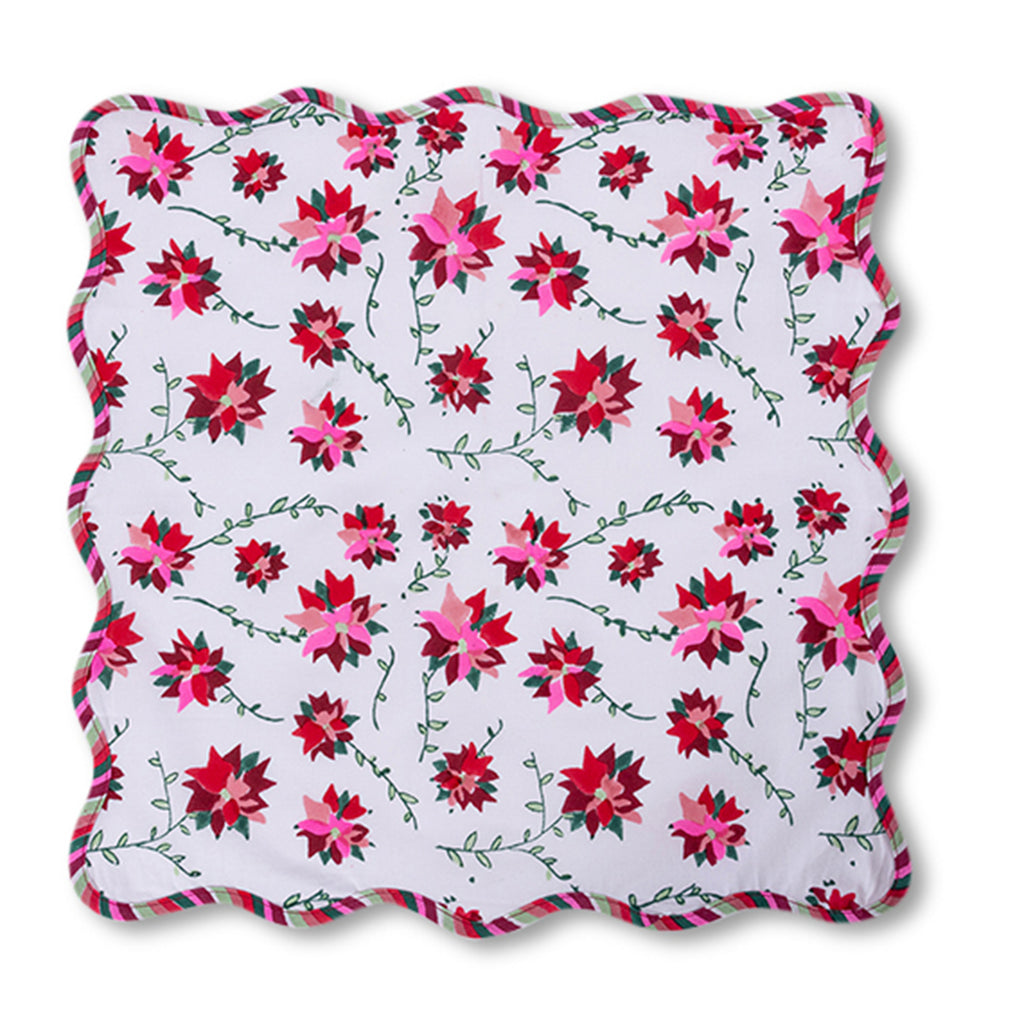 Poinsettia Napkins S/4 - Furbish Studio