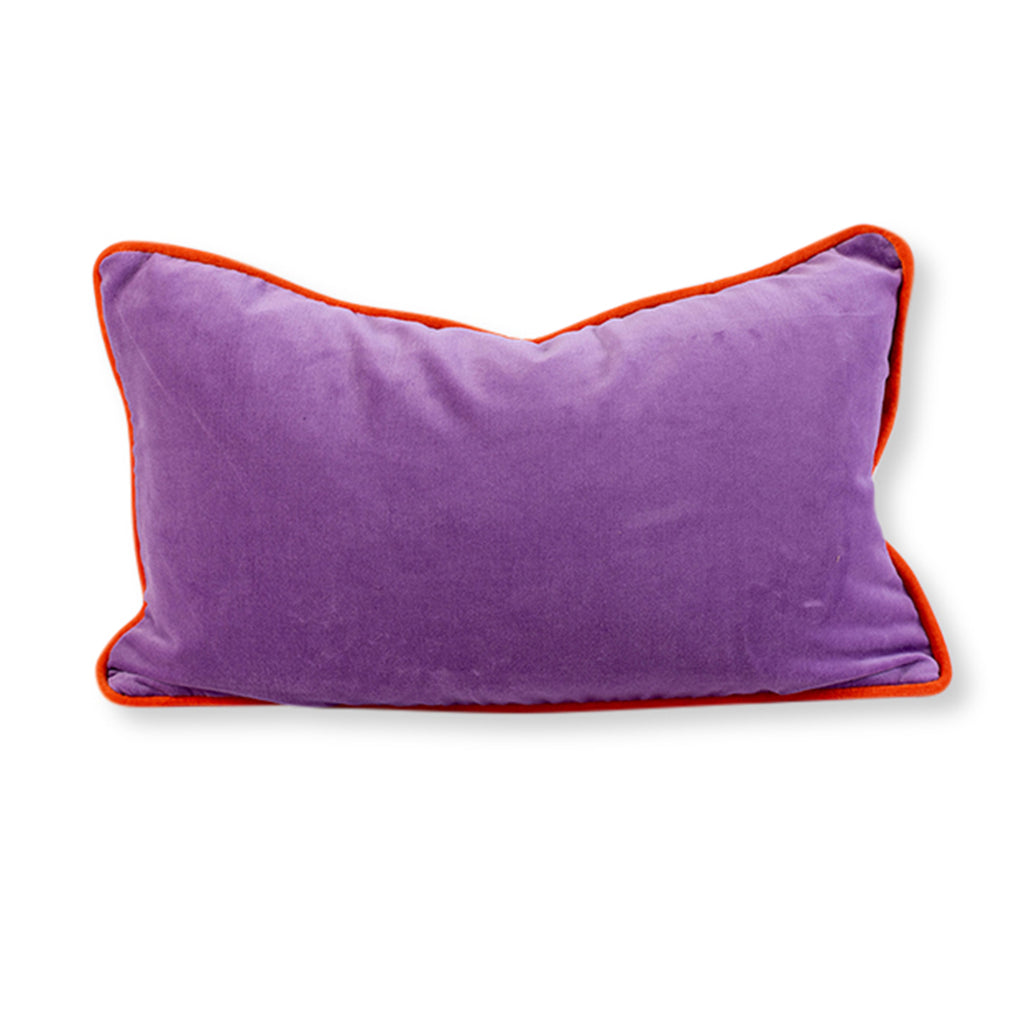 Purple velvet pillow best sale