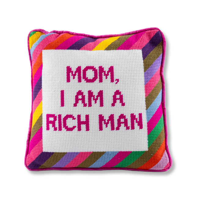 Cher Knows Best Needlepoint Pillow - Furbish Studio