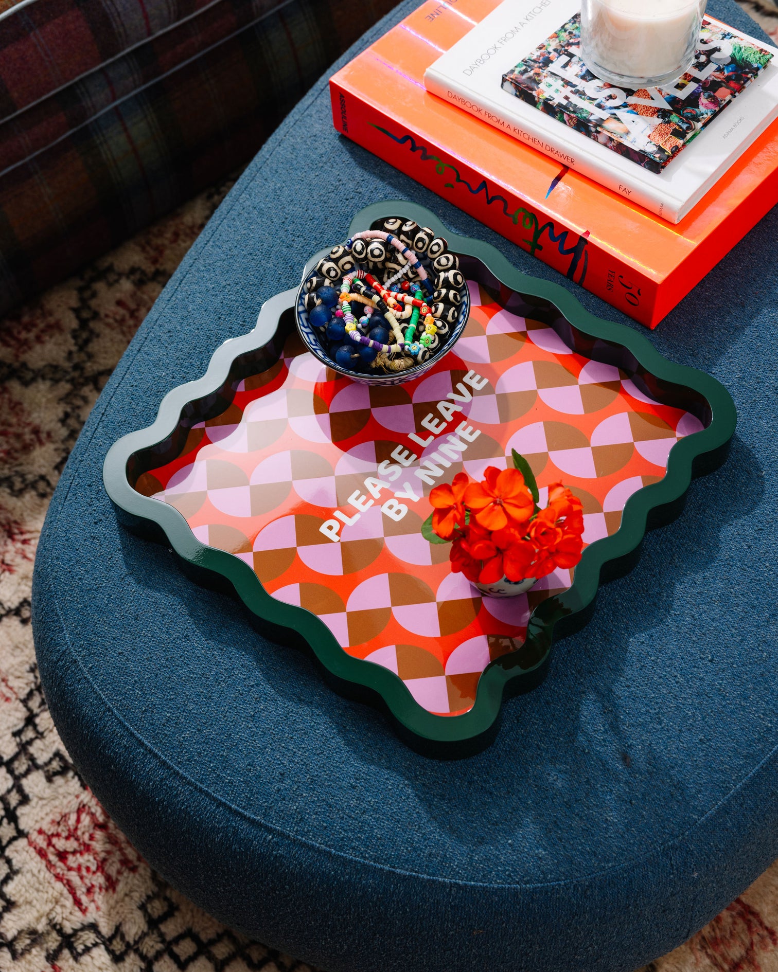 Leave by Nine Lacquer Tray - Furbish Studio