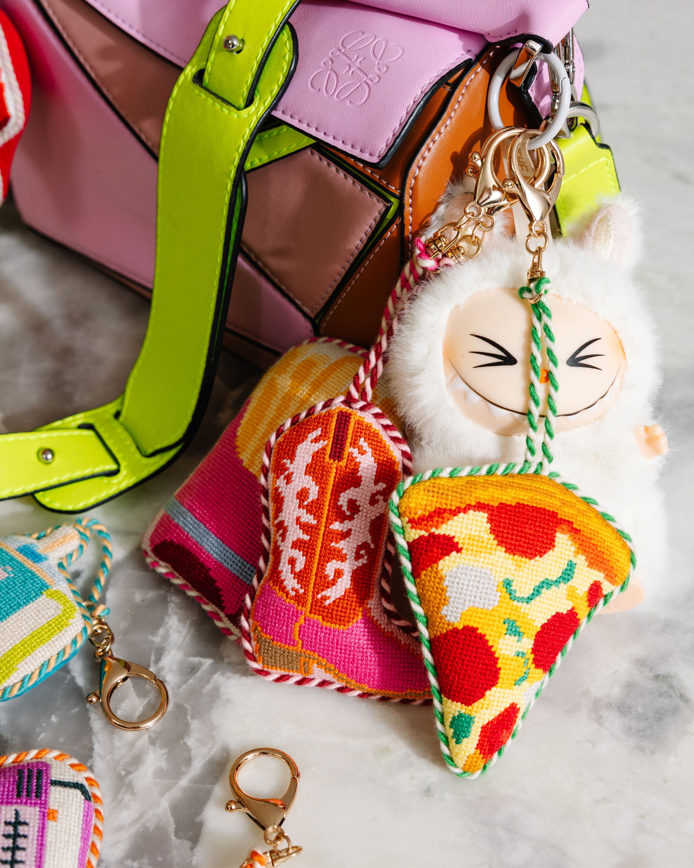 Pizza Slice Bag Charm - Furbish Studio