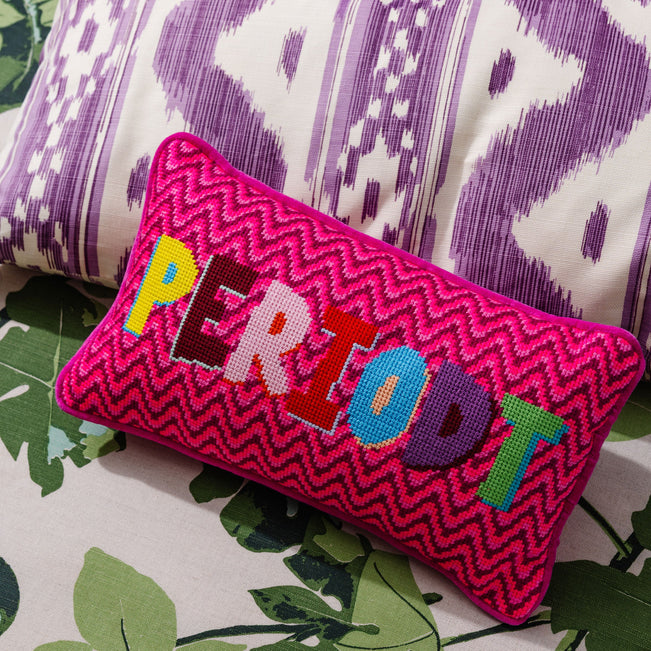 Periodt Needlepoint Pillow - Furbish Studio