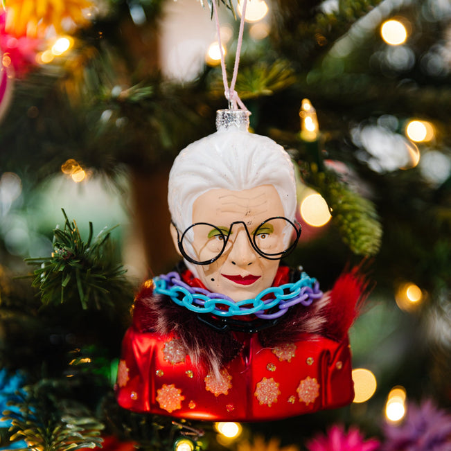 Iris Apfel Ornament - Furbish Studio