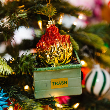 Dumpster Fire Ornament - Furbish Studio