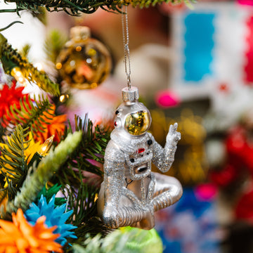 Peace Out Astronaut Ornament - Furbish Studio