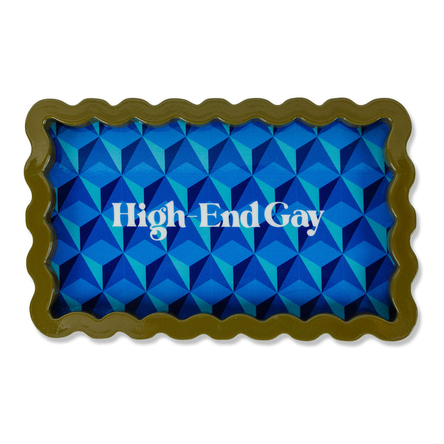 High End Gay Lacquer Tray - Furbish Studio