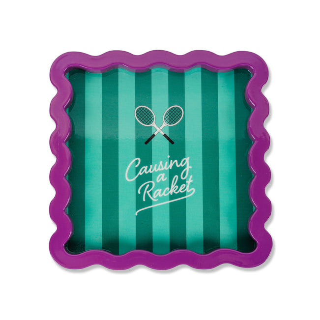 Causing a Racket Lacquer Tray - Furbish Studio
