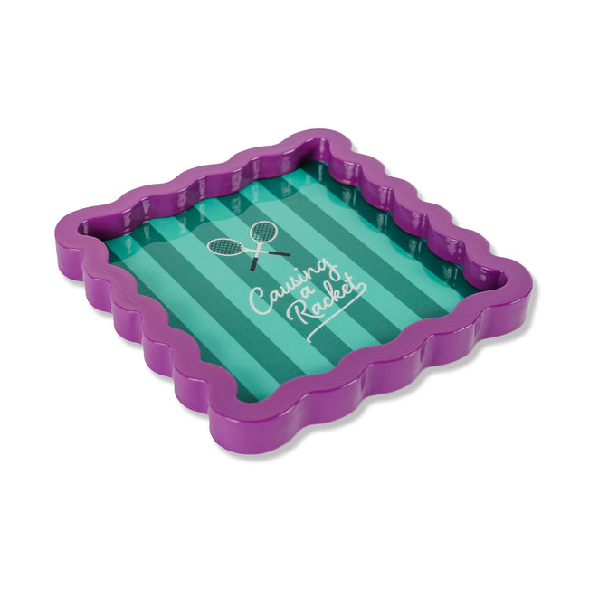 Causing a Racket Lacquer Tray - Furbish Studio