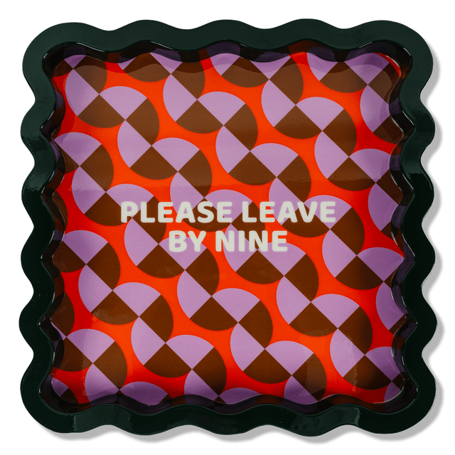 Leave by Nine Large Lacquer Tray - Furbish Studio