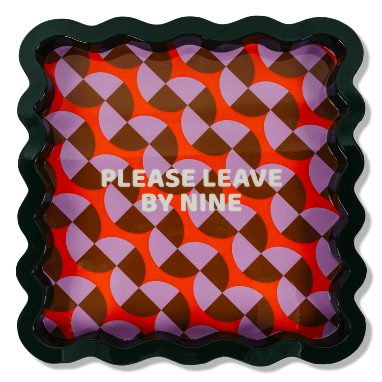 Leave by Nine Large Lacquer Tray - Furbish Studio