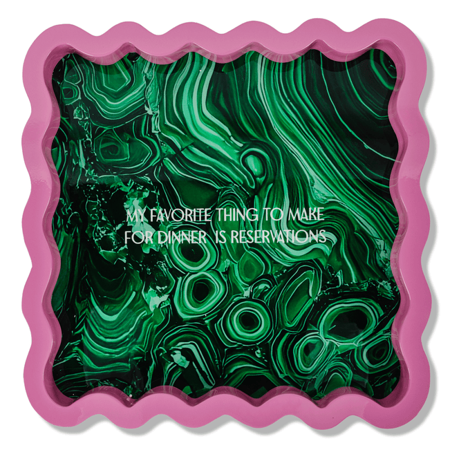 Reservations Large Lacquer Tray - Furbish Studio