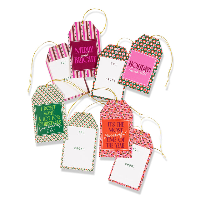 Gift Tag S/8 - Holiday Classic - Furbish Studio
