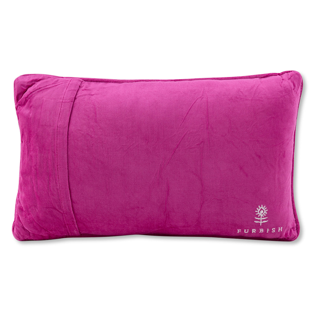 Wherever She Wants Needlepoint Pillow - Furbish Studio