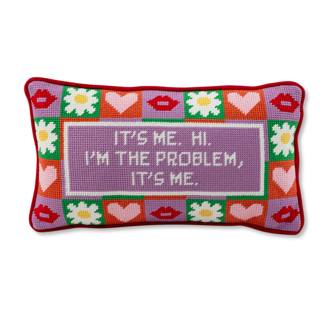 It's Me Needlepoint Pillow - Furbish Studio