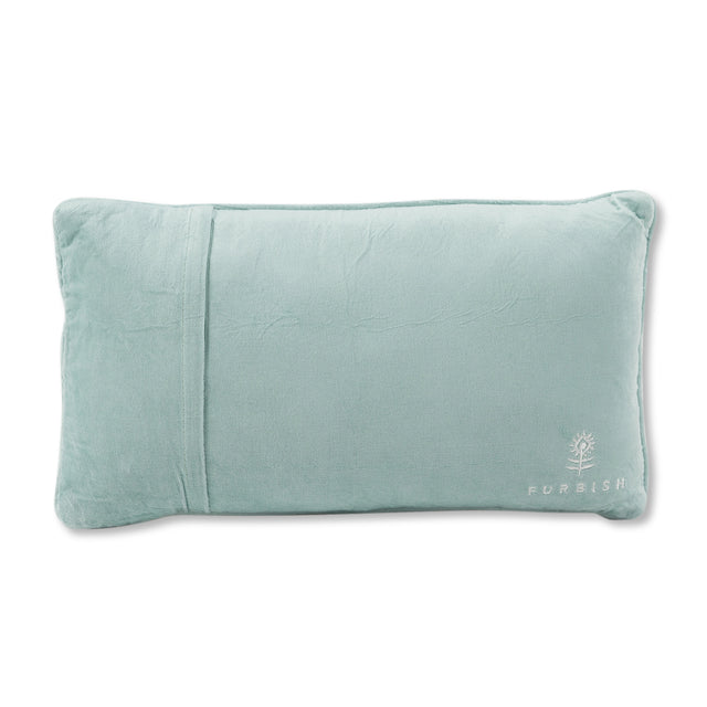 Where the People Aren't Needlepoint Pillow - Furbish Studio