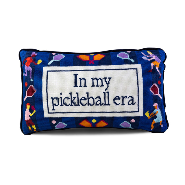 Pickleball Era Needlepoint Pillow - Furbish Studio