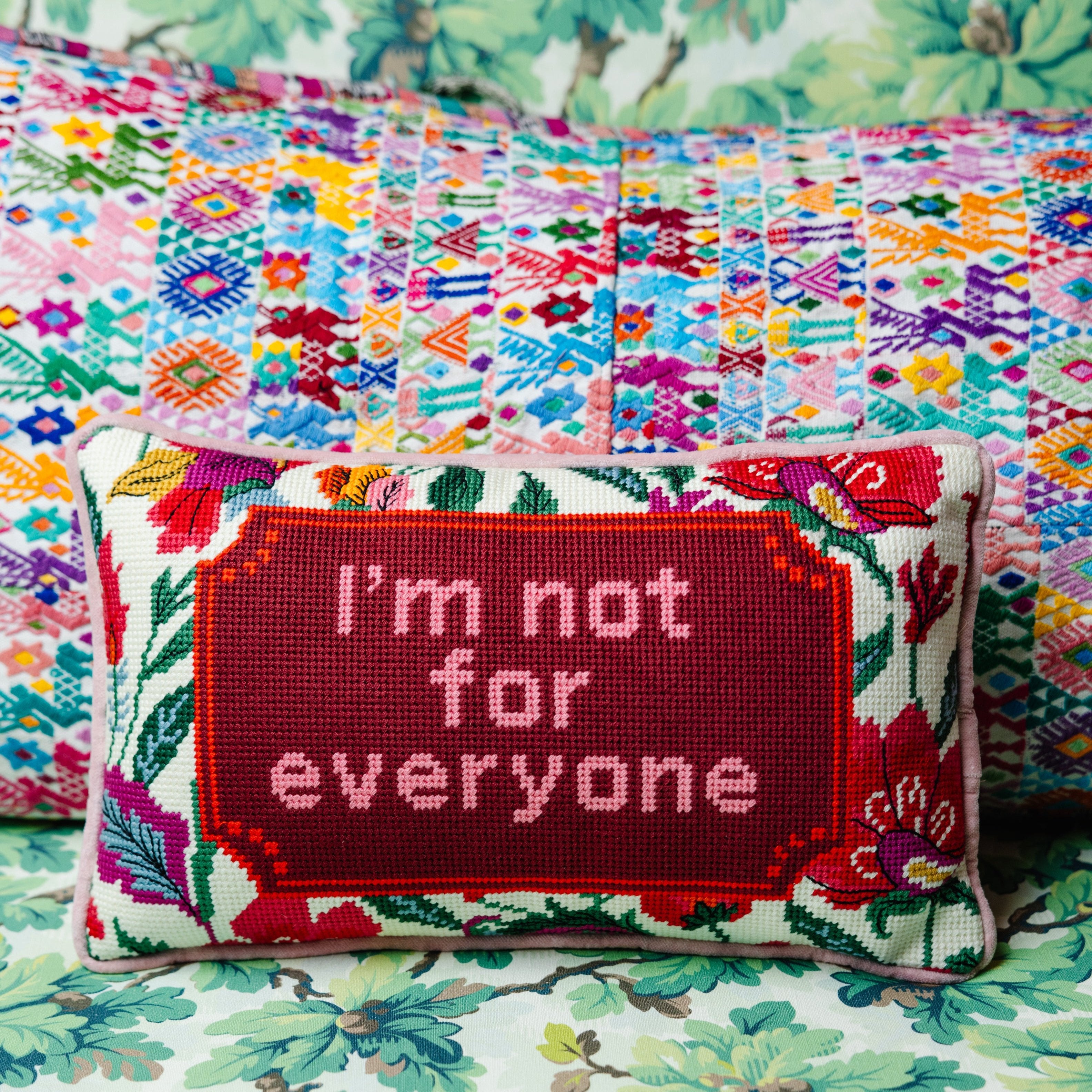 Not Everyone Needlepoint Pillow