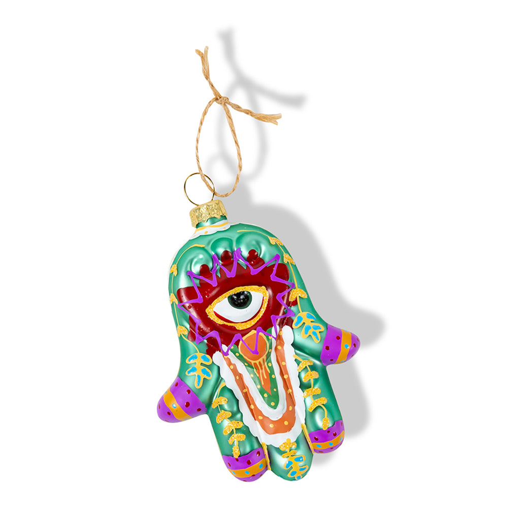 Hamsa Hands Ornaments S/2 - Furbish Studio