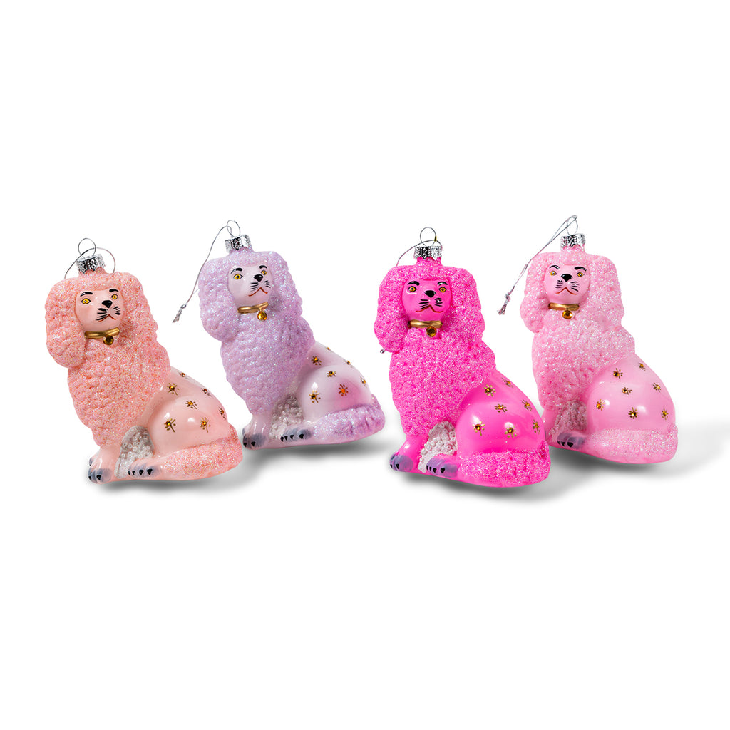 Pastel Pups Ornaments S/4 - Furbish Studio