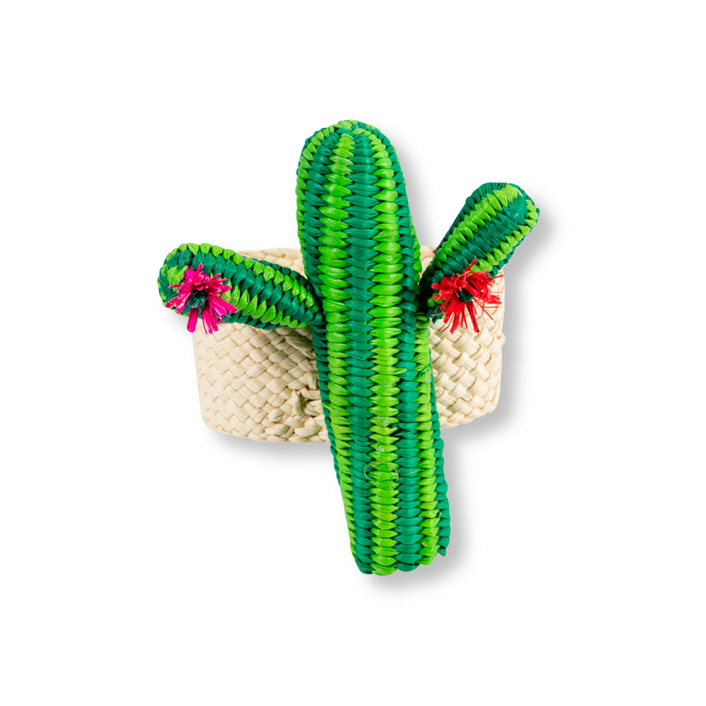 Raffia Napkin Ring - Cactus - Furbish Studio