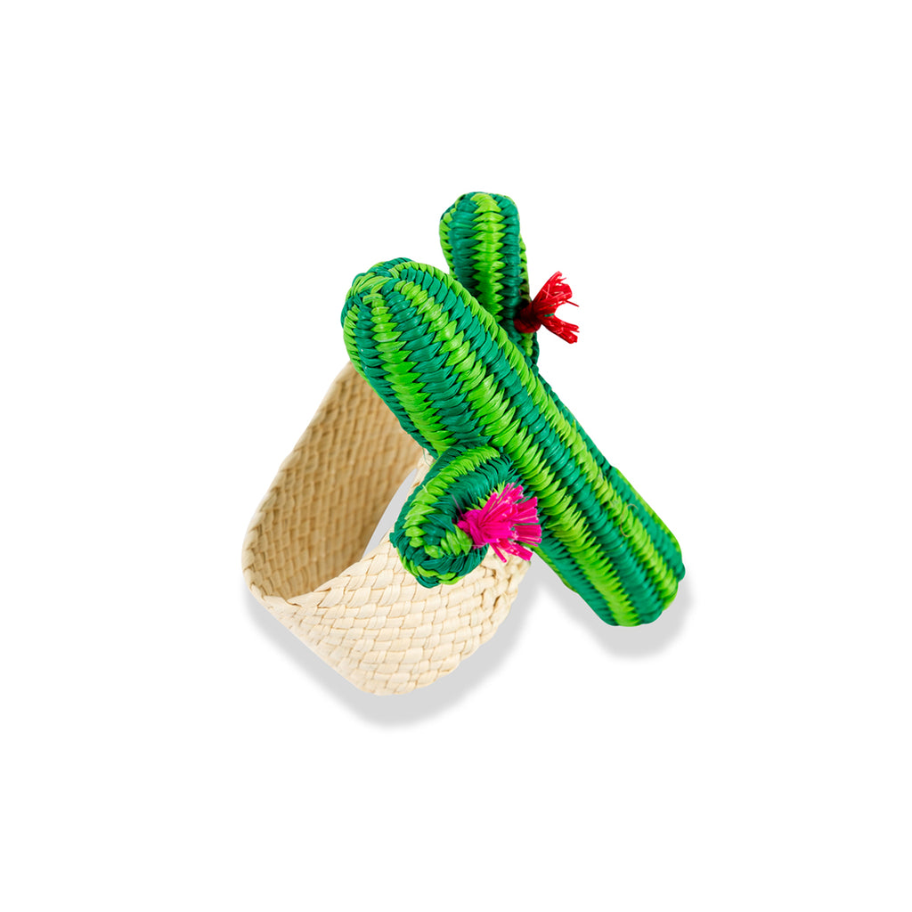 Raffia Napkin Ring - Cactus - Furbish Studio
