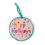 Needlepoint Ornament - Holigays - Furbish Studio