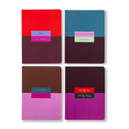 Stitched Notebook S/4 - Colorblock - Furbish Studio