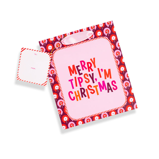 Gift Bag - Merry Tipsy - Furbish Studio
