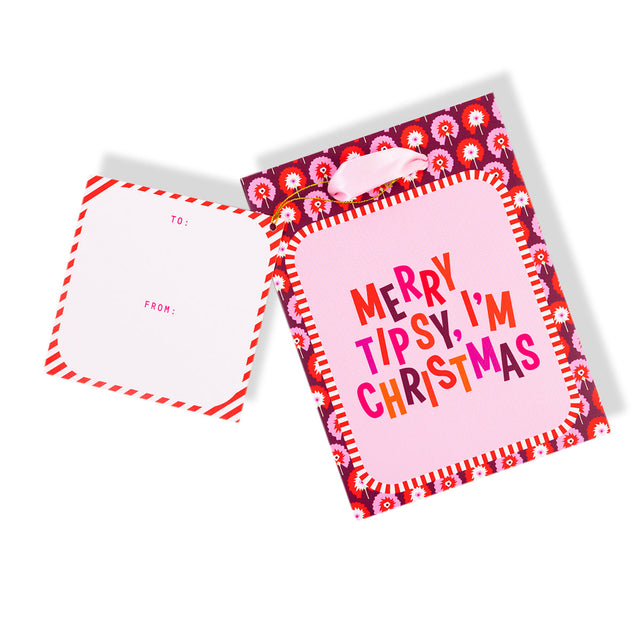Gift Bag - Merry Tipsy - Furbish Studio