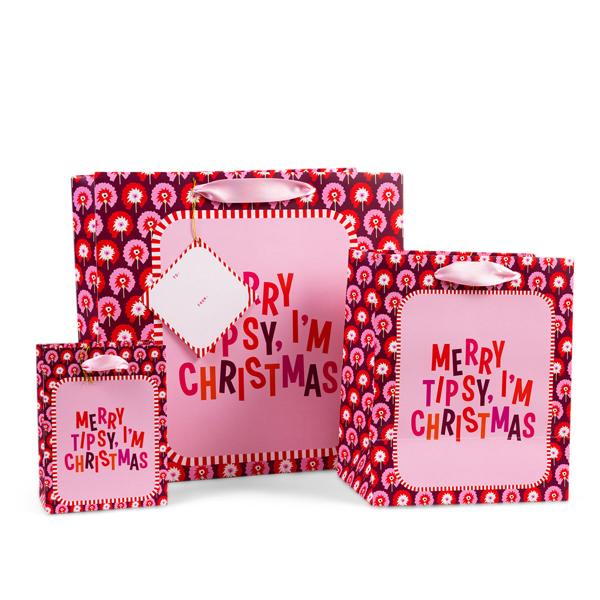Gift Bag Merry Tipsy