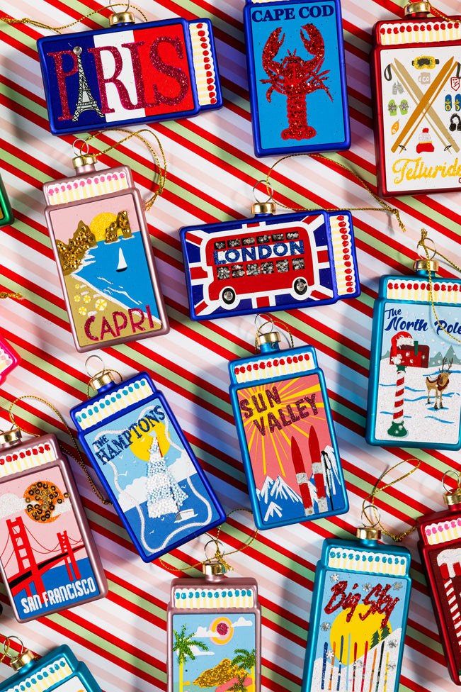 Matchbook Ornament - London - Furbish Studio