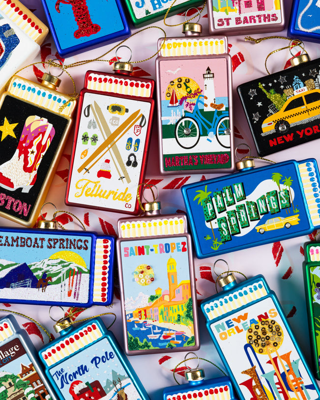 Matchbook Ornament - Martha's Vineyard - Furbish Studio