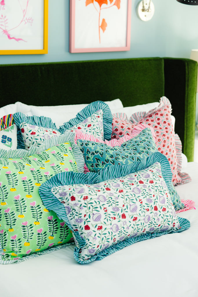 Ruffle Lumbar Pillow - Loews - Furbish Studio