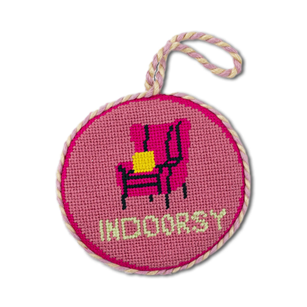 Needlepoint Ornament - Indoorsy - Furbish Studio