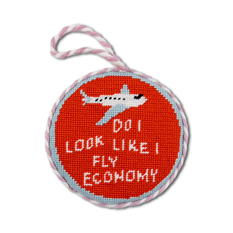 Needlepoint Ornament - Fly Economy - Furbish Studio