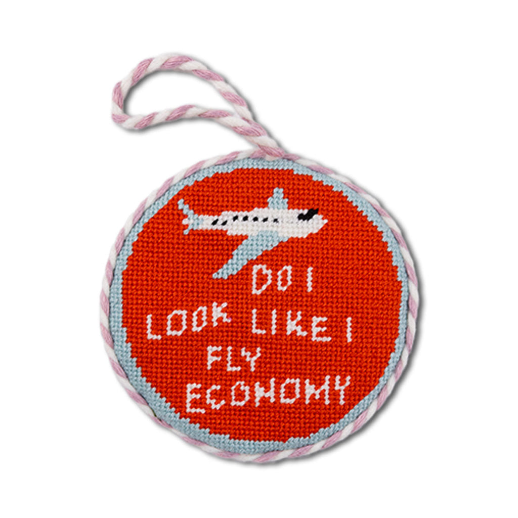 Needlepoint Ornament - Fly Economy - Furbish Studio